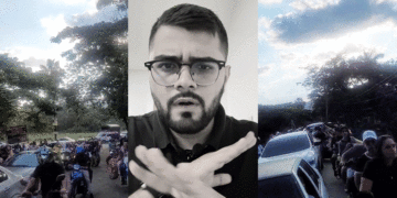 Pesadilla total en el puente de Riofrío; trancón interminable, caos sin fin y autoridades brillando por su ausencia