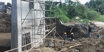 Puente de Papayal va bien; la Gobernación del Valle invierte cerca de $7 mil millones