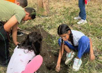 Sembratón en Tuluá: Niños del CEET contribuyen a la preservación del medio ambiente