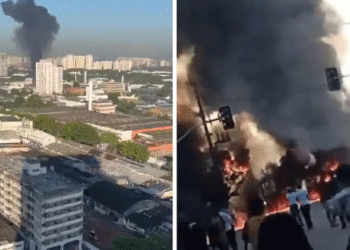 Avioneta se estrelló contra un autobús en São Paulo: dos muertos y siete heridos