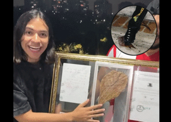 Compran por un millón de pesos la hoja que pisó Shakira en Barranquilla