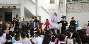 La Polialegría llegó a Yotoco para promover entornos seguros en las escuelas