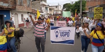 Propietarios rurales protestaron por altos impuestos en Tuluá