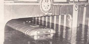 El pasonivel de la 25 y su eterna inundación