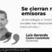Se cierran más emisoras