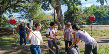 Zarzal avanza en la recuperación del Parque del Dulce con jornada de limpieza