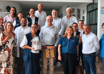 Buga recibió la visita del presidente de Rotary, quien destacó los avances en proyectos de salud