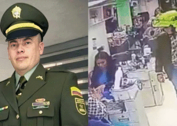 Este es el policía que asesinó a su expareja en Bogotá y luego se suicidó