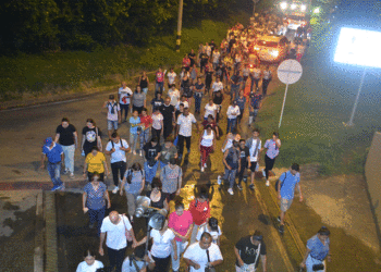 Más de 500 personas participaron en la tradicional peregrinación a El Picacho