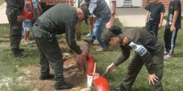 Policía y comunidad recuperan espacios deportivos en Aguaclara