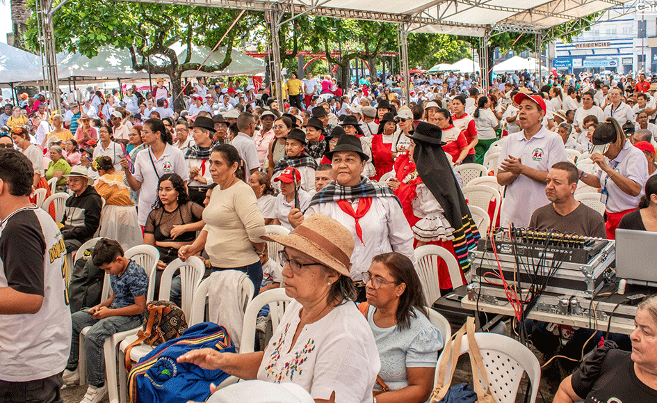 Adultos mayores del Valle celebraron su encuentro departamental en Caicedonia