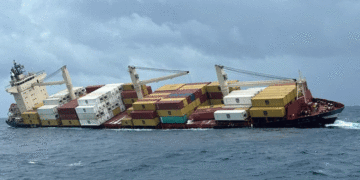 Buque con carga tóxica se hundió en las costas de La India