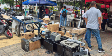 Exitosa jornada de reciclatón de desechos tecnológicos en Buga