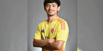 El roldanillense Lucas Villa Valencia en la Selección Colombia Sub-20