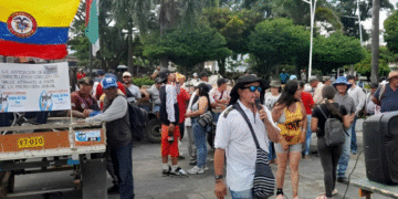 Carretilleros protestaron en Tuluá para exigir soluciones