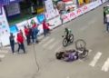 Grave accidente en la llegada de la Vuelta al Valle Sub-23