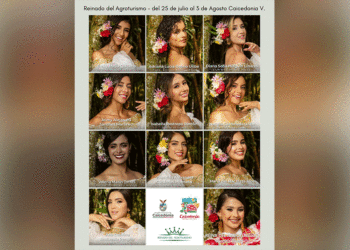 Fiesta de Caicedonia 2025: Diez candidatas compiten en el Reinado del Agroturismo