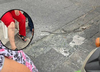 Hueco con varilla expuesta pone en riesgo a peatonesy conductores en zona céntrica de Tuluá