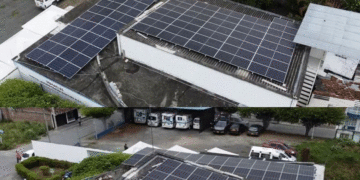 Instalan sistema de paneles solares en el hospital de San Pedro