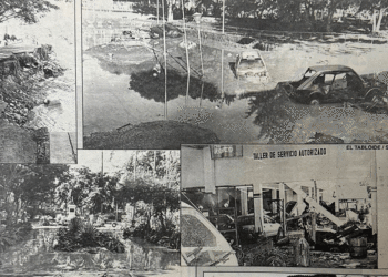 La furia del río Guadalajara; en Buga estaba la Señorita Colombia