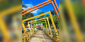 Puente peatonal descolorido (Más Caucherazos aquí) 👇🏽 