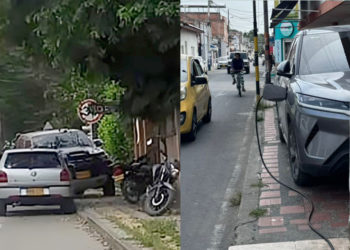 Ciudadanos denuncian invasión del espacio público por vehículos en Tuluá