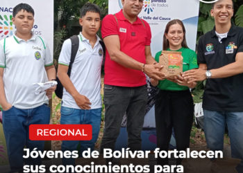 Jóvenes de Bolívar fortalecen sus conocimientos para impulsar el agro