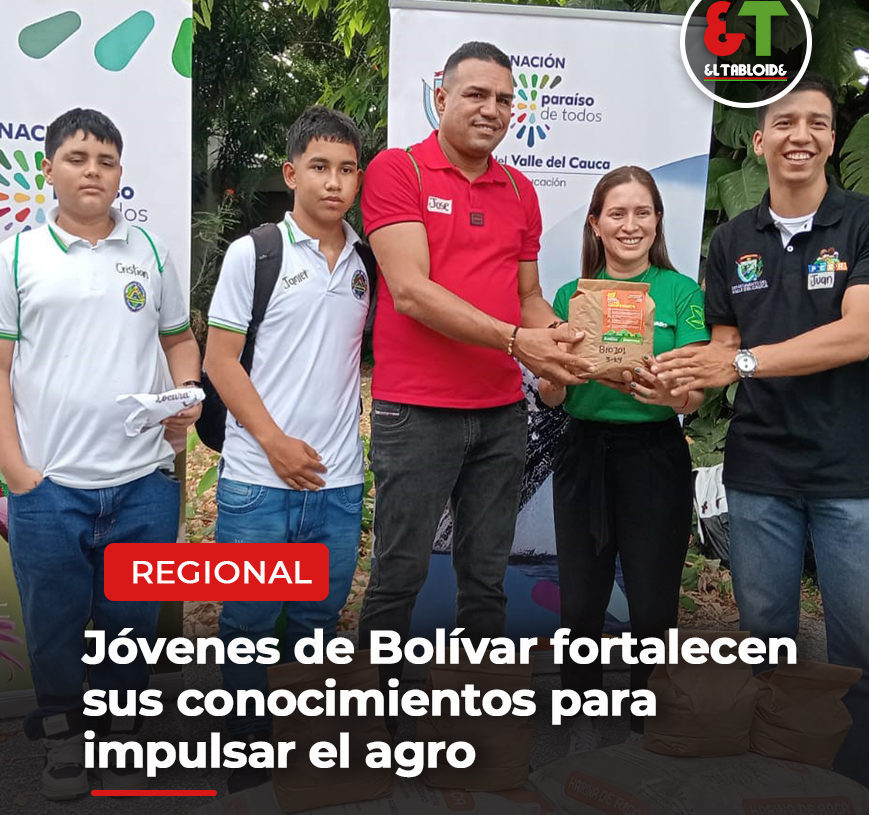 Jóvenes de Bolívar fortalecen sus conocimientos para impulsar el agro