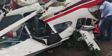 Una avioneta se accidentó en los alrededores del Estadio de Medellín