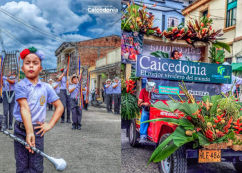 Caicedonia celebró sus 115 años con un colorido desfile y la elección de su nueva reina