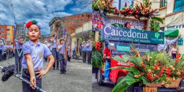 Caicedonia celebró sus 115 años con un colorido desfile y la elección de su nueva reina