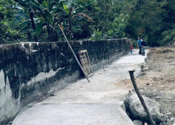 Entregan obras de mitigación del riesgo en Puerto Frazadas