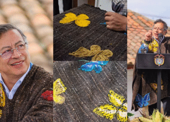 Esto es lo que cuesta la ruana que usa el presidente Gustavo Petro