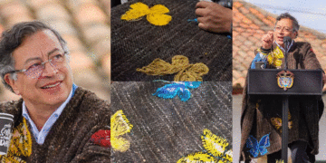 Esto es lo que cuesta la ruana que usa el presidente Gustavo Petro