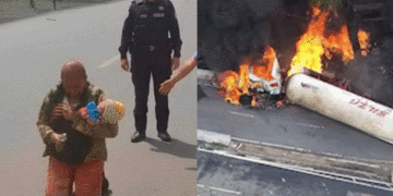 Abuela arriesgó su vida para salvar a su nieta de dos años en fuerte explosión en México