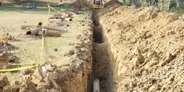 Avanzan obras de alcantarillado en el corregimiento de San Pedro, La Victoria