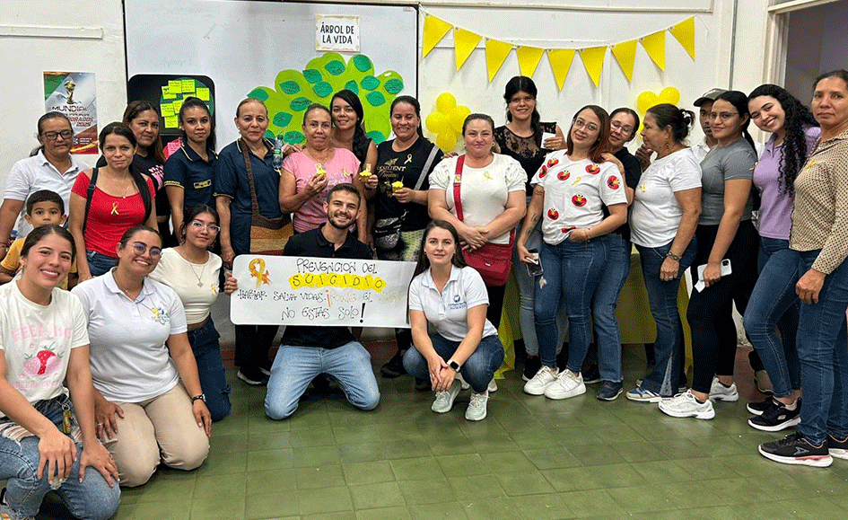 Bolívar impulsa campaña por la vida con jornada de prevención del suicidio