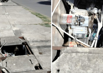 Caja de telefonía convertida en trampa mortal (Más Caucherazos aquí) 👇🏽 