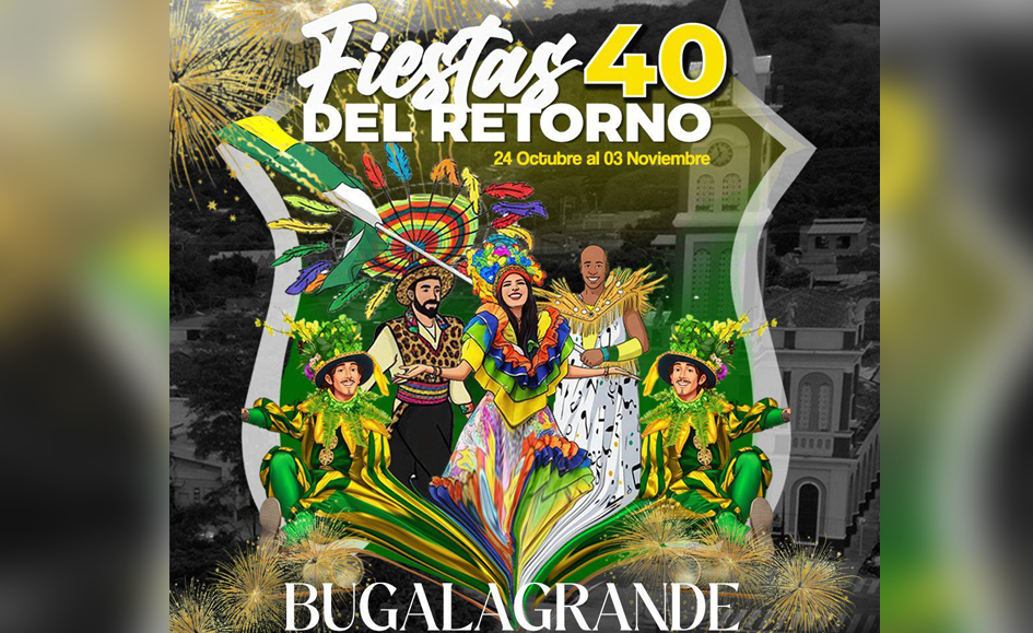 Cuatro décadas de alegría y tradición: llegan las Fiestas del Retorno a Bugalagrande