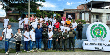 Comunidad y Policía Nacional recuperaron espacios públicos en Tuluá