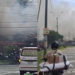 Bomberos atienden incendio en la plaza de mercado de Siloé, en Cali