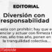 Diversión con responsabilidad