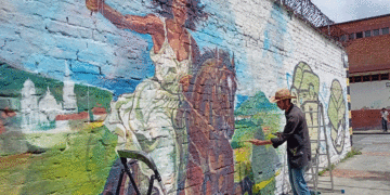 Entregan mural que rinde tributo a María Antonia Ruiz en Tuluá