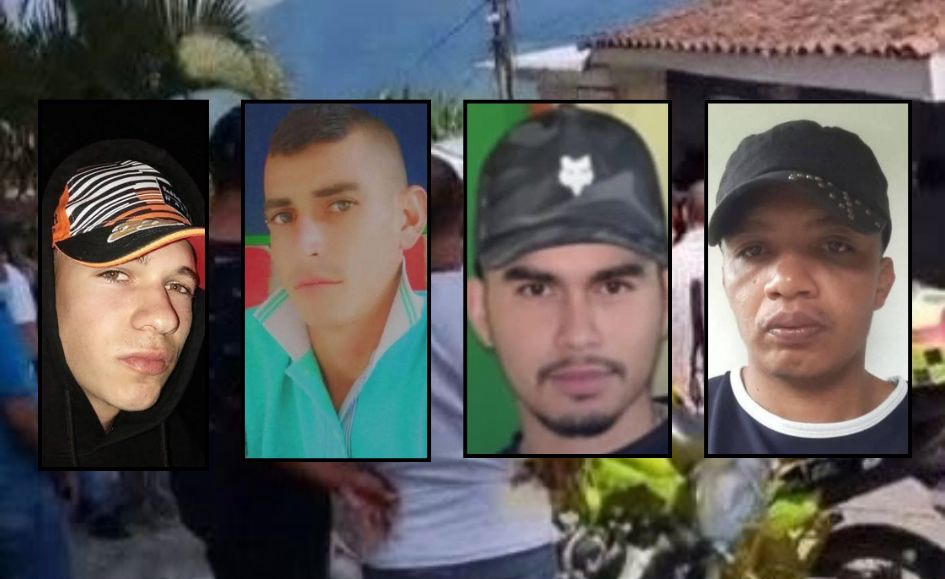 Estas son las víctimas de la masacre ocurrida en El Águila, norte del Valle del Cauca