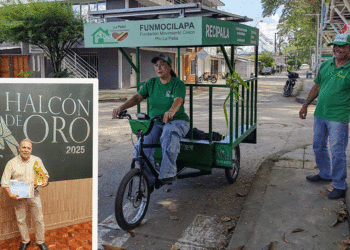 Periodista del Valle es galardonado por innovador proyecto de reciclaje en La Paila