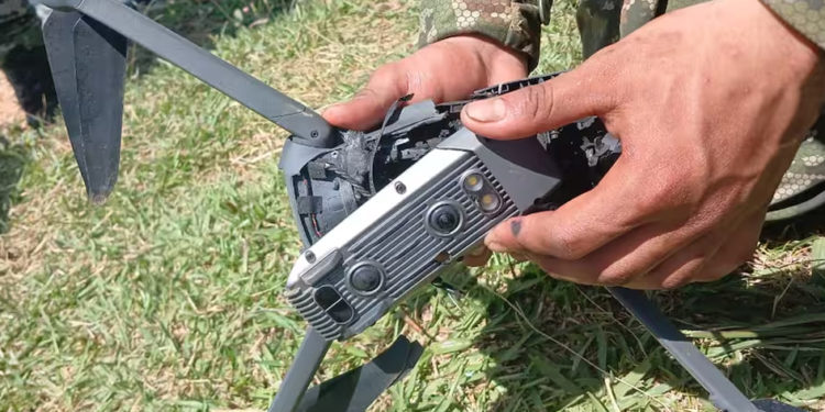 Cuatro soldados resultaron heridos tras ataque con drones en el Valle del Cauca