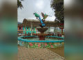 Esta es la Fuente de los Colibríes en Andinápolis, Trujillo
