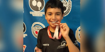 Joven promesa del tenis de mesa brilló en torneo departamental interclubes