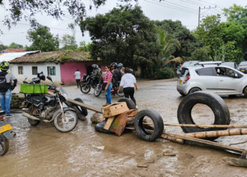 Reportan cierre de la vía Florida–Candelaria por deterioro de la malla vial