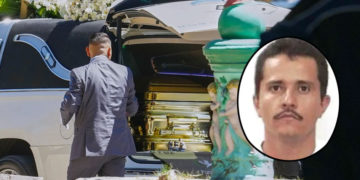 Bajo fuerte custodia fue sepultado “El Mencho”: féretro dorado marcó el adiós al líder del CJNG